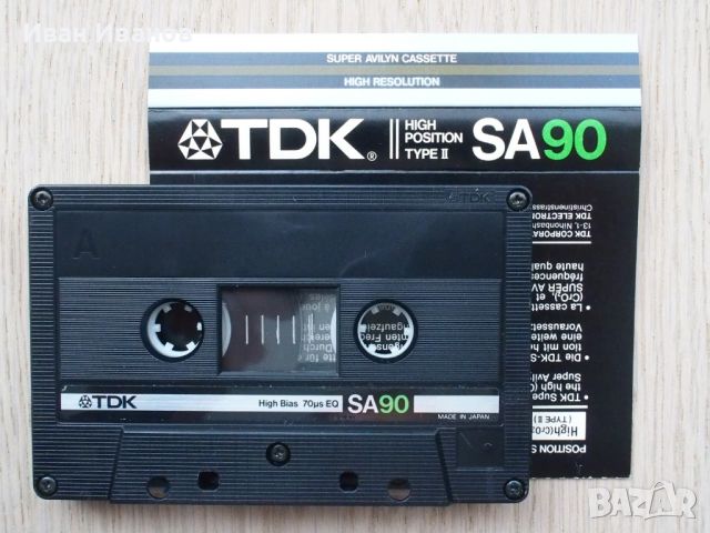TDK SA 90 японски аудиокасети, снимка 1 - Аудио касети - 45438376