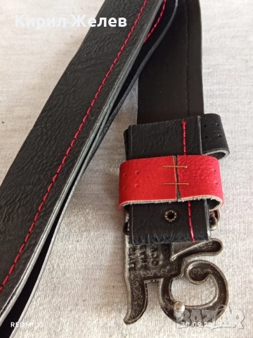 Дамски кожен колан с красива катарама тока стилен дизайн 26844, снимка 4 - Колани - 51893998