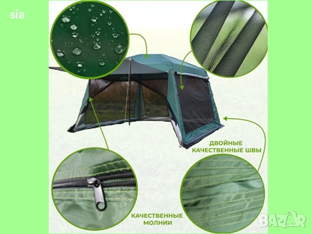Шатра за къмпинг, палатка, 3,2м., снимка 5 - Палатки - 51589414