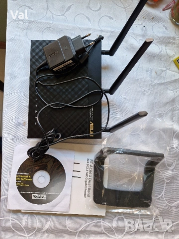 Безжичен рутер ASUS RT-AC66U Black Diamond Dual-Band AC 1750