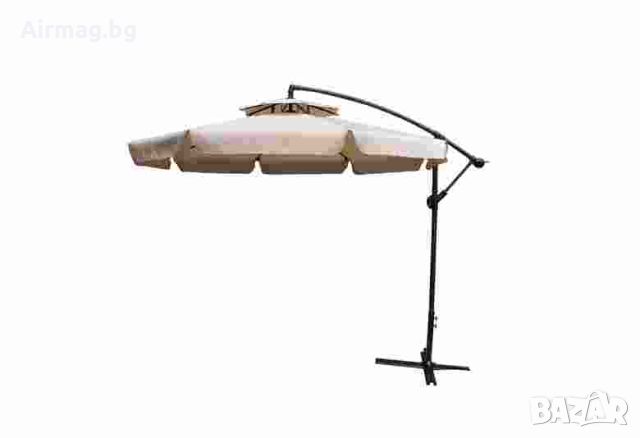 Висящ чадър тип 'Камбана" с двоен покрив 300см ZR2720, снимка 1 - Градински мебели, декорация  - 45432976
