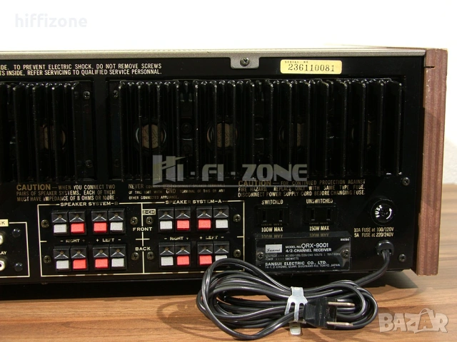 Ресивър  Sansui qrx-9001 /1 , снимка 9 - Ресийвъри, усилватели, смесителни пултове - 54040962