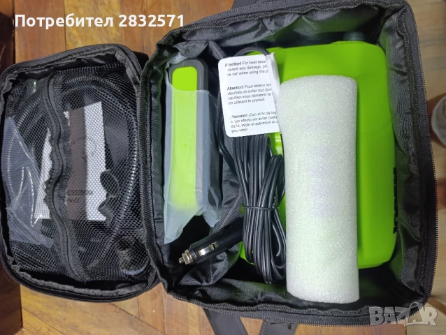 SUP въздушен компресор който може да работи авто, снимка 3 - Надуваеми легла - 51334604