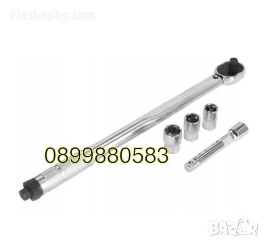 Динамометричен ключ Mar-Pol-1/2-28-210nm с удължител и вложки, снимка 6 - Други инструменти - 51196532