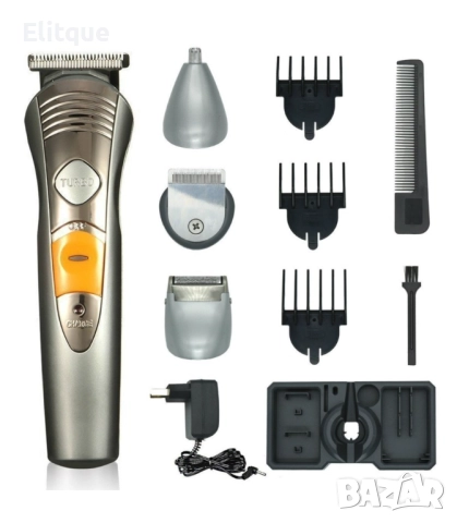 Машинка за подстригване Kemei - 7 функции акумулаторна SHAV46, снимка 6 - Тримери - 52806830