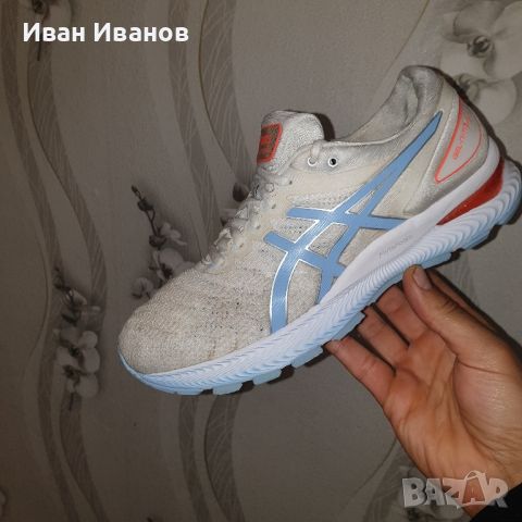  маратонки ASICS Gel Nimbus 22 'White Blue Bliss' номер 41-41,5, снимка 5 - Маратонки - 45455198