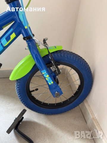 Детско колело 14 цола DRAG Rush син/зелен, снимка 5 - Велосипеди - 53925060