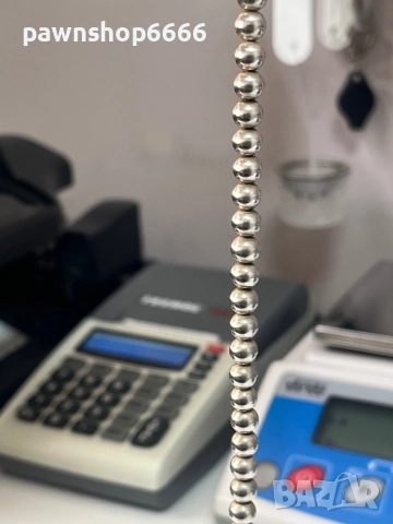 Сребърна гривна 925 ИТАЛИЯ, снимка 4 - Гривни - 51664140