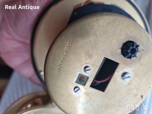 Прекрасен антикварен немски бронзов яхтен корабен часовник Barigo , снимка 10 - Антикварни и старинни предмети - 54218908