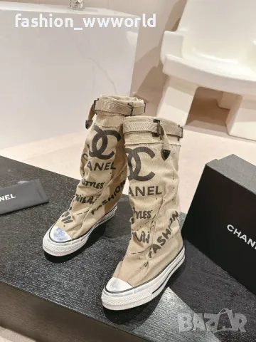 дамски ботуши CHANEL -реплика, снимка 1 - Дамски ботуши - 47316929