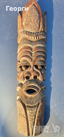 Уникална стара дърворезба от Камбоджа, снимка 2 - Антикварни и старинни предмети - 53893481