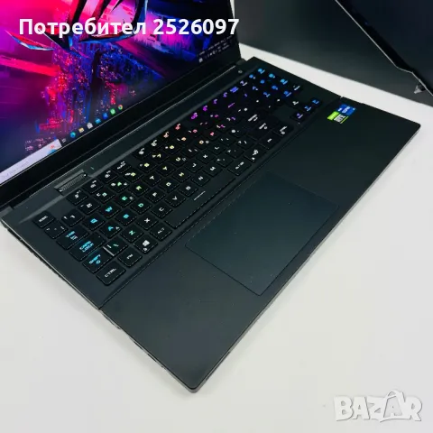 ASUS ROG Zephyros S17/17,3” 4K 165Hz/RTX 3080 16GB DDR6/i7-11800H/2TB, снимка 4 - Лаптопи за игри - 47073032