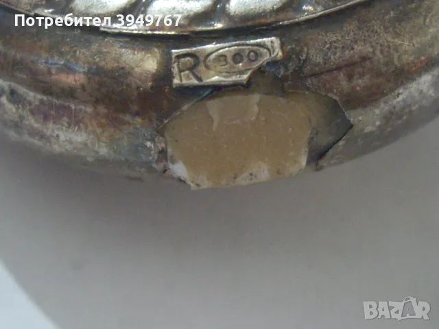 Старо масивно малко шишенце., снимка 3 - Арт сувенири - 50060255