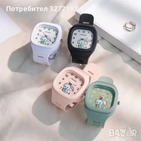 MINISO Сладък детски кварцов часовник,Моден светещ,Различни цветове, снимка 3 - Детски - 48330882