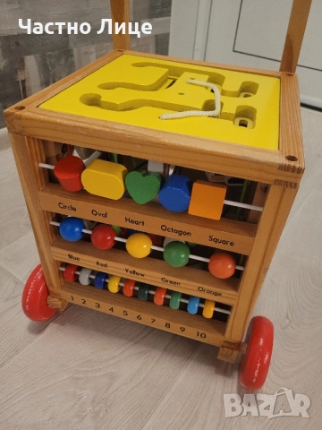 Дървен уокър - проходилка с активности, снимка 1