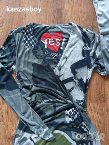 DESIGUAL multicoloured dress - дамска рокля р-р М, снимка 5 - Рокли - 53574168