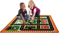 Детско килимче Melissa and Doug с дървени превозни средства, снимка 3