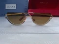 GUCCI дамски слънчеви очила 2 цвята черни кафяви , снимка 9