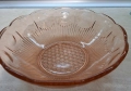Масивно розово стъкло-чиния,фруктиера,купа от 1960 г., снимка 10