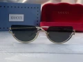 GUCCI дамски слънчеви очила 2 цвята черни кафяви , снимка 5
