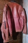 Яке от естествена кожа, размер L, керемидено червено, снимка 3