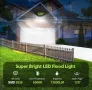 Външен LED прожектор, 100 W 13000 LM прожектор с 1,5 M щепсел, снимка 2