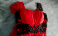 Бална червена рокля, снимка 1 - Рокли - 44994384