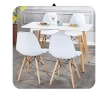 Комплект столове Dining Kring Kai – 4 броя, Бял, снимка 9