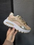 Нови жестоки дамски сникърси / маратонки в бежов и сив цвят на намаление., снимка 1