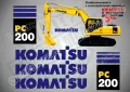 KOMATSU строителна и аграрна механизация стикери надписи фолио, снимка 5