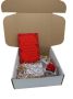 Тефтер с послание за учител и сапунена розичка в кутия, снимка 1 - Сувенири от дърво - 46031100