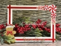 Ръчно изработени, коледни рамки за снимки - 10/15 и 13/18, снимка 5