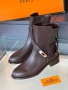 Hermes Дамски Кафеви Боти Хермес Код E1234, снимка 4