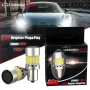 Комплект LED Крушки P21W 1156;1157/T20 7443 с Вградено Свръх Охлаждане Ultra Canbus 1156 380% Повече, снимка 1