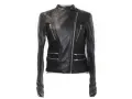 ZARA Biker Оригинално Кожено Яке Естествена Овча Кожа S-XS, снимка 1