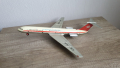 Стара соц. ламаринена играчка съветски самолет ИЛ - 62, снимка 1