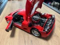 Рядък модел метална колекционерска количка FERRARI F50 1:18 мащаб, снимка 4