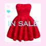 Червена рокля "Барби", снимка 1 - Рокли - 45303791