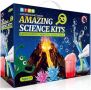 Нов Научен Комплект за Деца 4-12г Вулкан Кристали 70 Експеримента игра