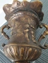 Италия 20ти век/27см-5кг/голяма стара италианска бронзова ваза с дръжки, снимка 7