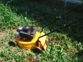 Бензинова косачка за трева с кошница., снимка 7