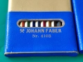 Нови ретро цветни моливи johann faber 4103, снимка 3