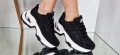 Nike Дамски Черни Маратонки С Бяла Подметка👟Дамски Спортни Обувки В Черен Цвят Найк Код P687, снимка 7