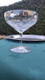 4 класически кристални чаши за шампанско фини тънкостенни