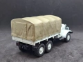 Зил 157К, бордови с тента, Авто история, 1:43, нов, снимка 2