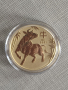 1 тройунция 24 карата (1 toz) Златна Монета Австралийски Лунар Вол 2021, снимка 3