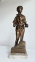 "Колхозник", бронзова, стара статуетка от СССР. , снимка 4