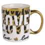 Керамична чаша Love animal print за Свети Валентин 340 мл_1257526, снимка 1