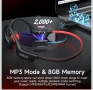 IFECCO X27 Водоустойчиви слушалки IP68 Bluetooth 6.0,с 8GB MP3,с костна проводимост (сини), снимка 4