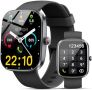 Нов Водоустойчив смарт часовник с Bluetooth обаждания и SpO2 монитор, снимка 1 - Смарт гривни - 45997553